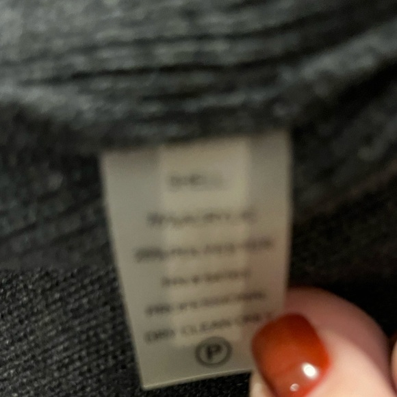 Calvin Klein Short sleeve Sweater Dress with asymmetrical zippered neck, size XL - Picture 4 of 4